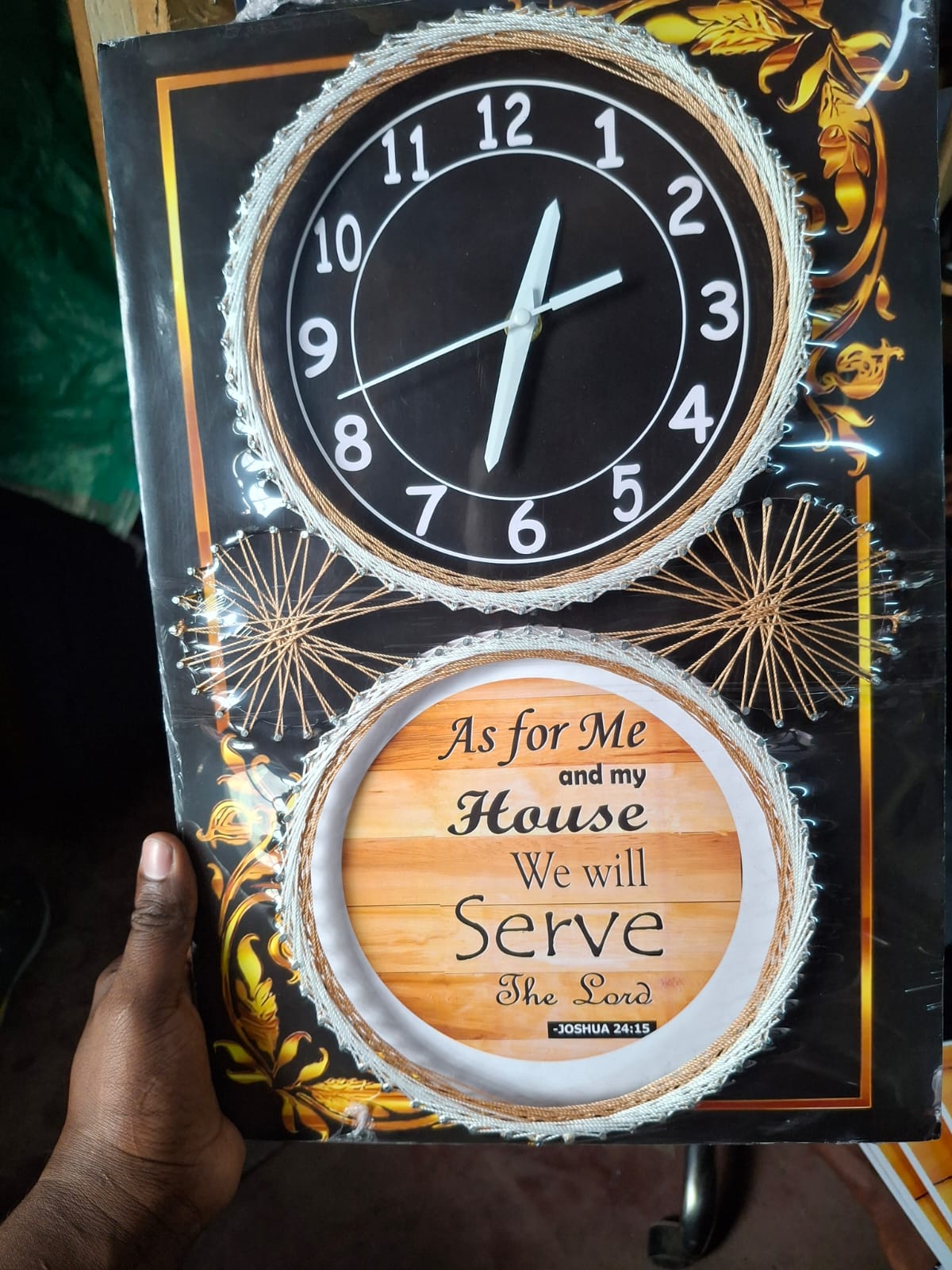 [ KILIMALL AMAZING OFFERS🤩🤩✨!!! ]   2 in 1 Brand New High Quality Stylish and Luxurious Wall clocks. At Affordable Price ✔👌