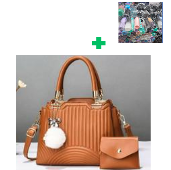 (EXPERIENCE LUXURY FOR LESS❤)  2 in 1 Brand New High Quality Stylish and Luxurious Comfortable Ladies Handbag.. That Comes With a Free Water Bottle ( Random Color) ✔👌