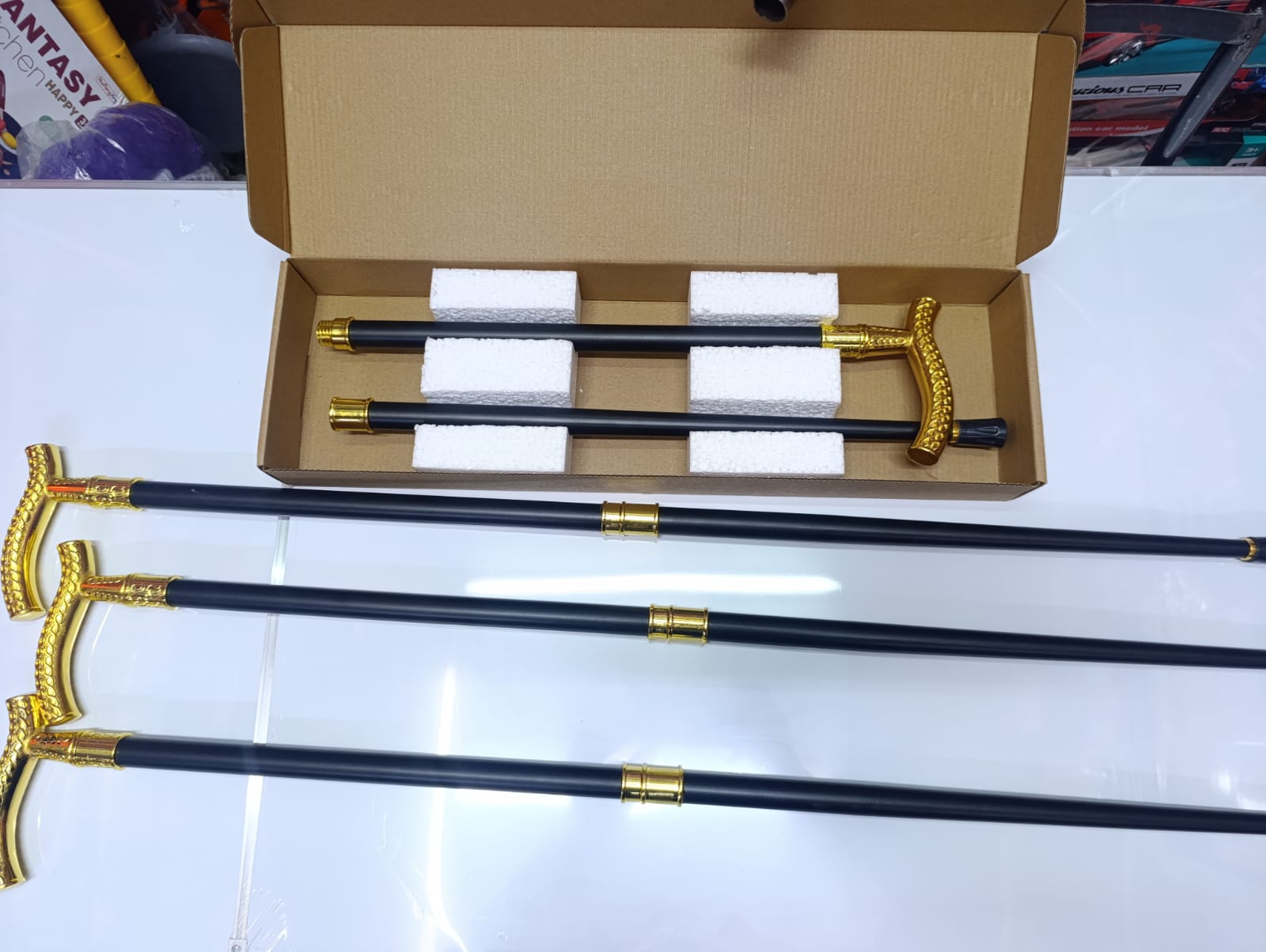 [🔥SPECIAL LIMITED OFFER🔥 🥑🌽ONLY AT KILIMALL !!! ] 1Pc  Brand New Very Quality & Stylish 🟢 Fancy designed walking sticks 🔴 Ideal for party and special occasions.