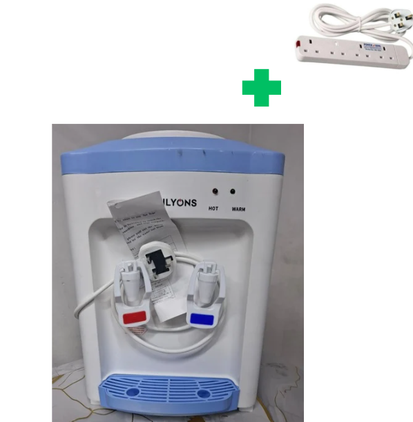 🤑🥑GRAB IT AT LOW PRICE+ ADDED OFFERS **🥑🌽 ] 1Pc Brand New Very Quality Durable & Stylish Hot and warm Table water dispenser ..That Comes With Free 4way extension