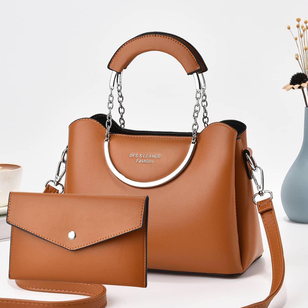 [💰 BEST OFFER 💰 ]  2 in 1 New Arrival High Quality Stylish and Luxurious Comfortable Ladies Handbag ..Designed With Durability and Functionality ✔👌