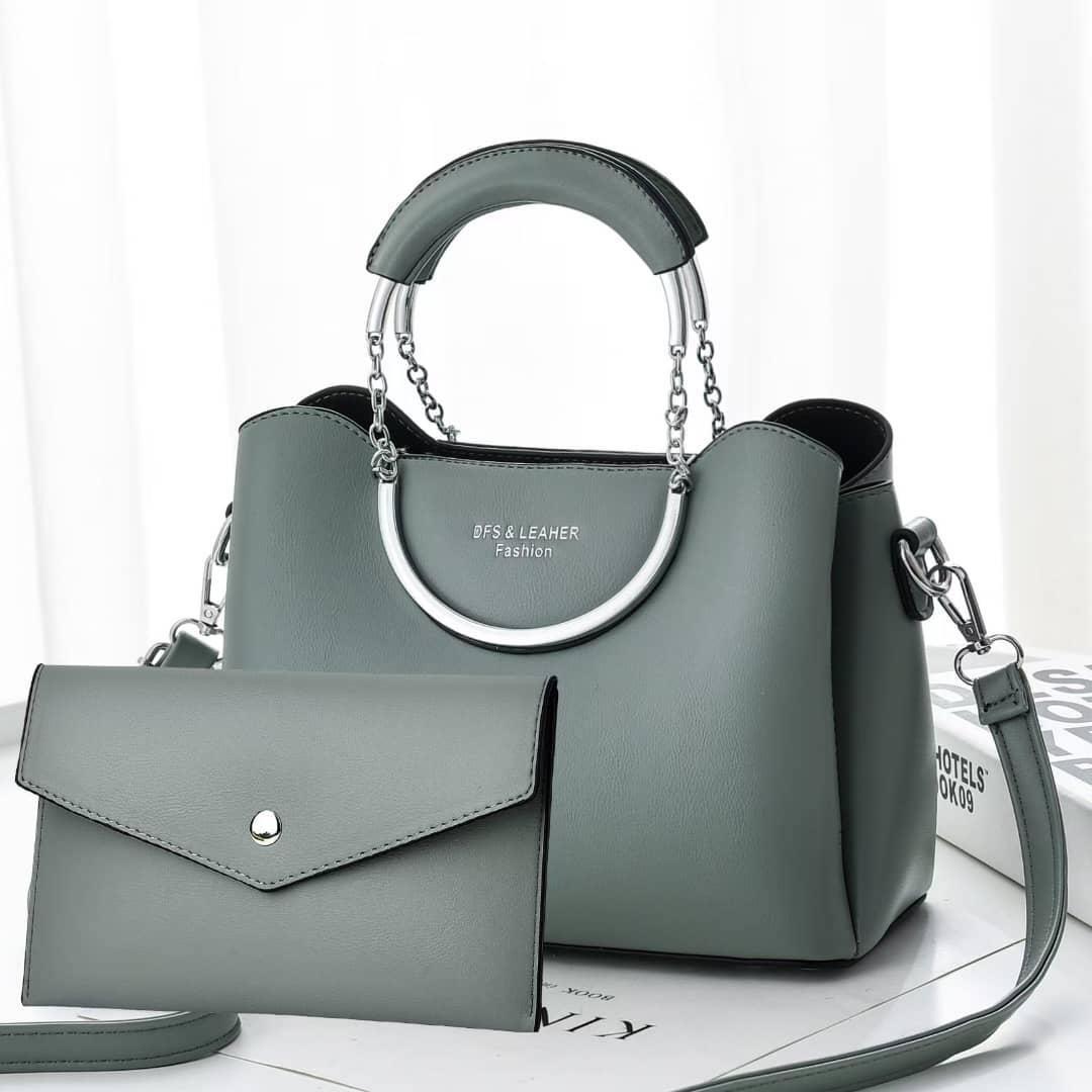 [💰 BEST OFFER 💰 ]  2 in 1 New Arrival High Quality Stylish and Luxurious Comfortable Ladies Handbag ..Designed With Durability and Functionality ✔👌