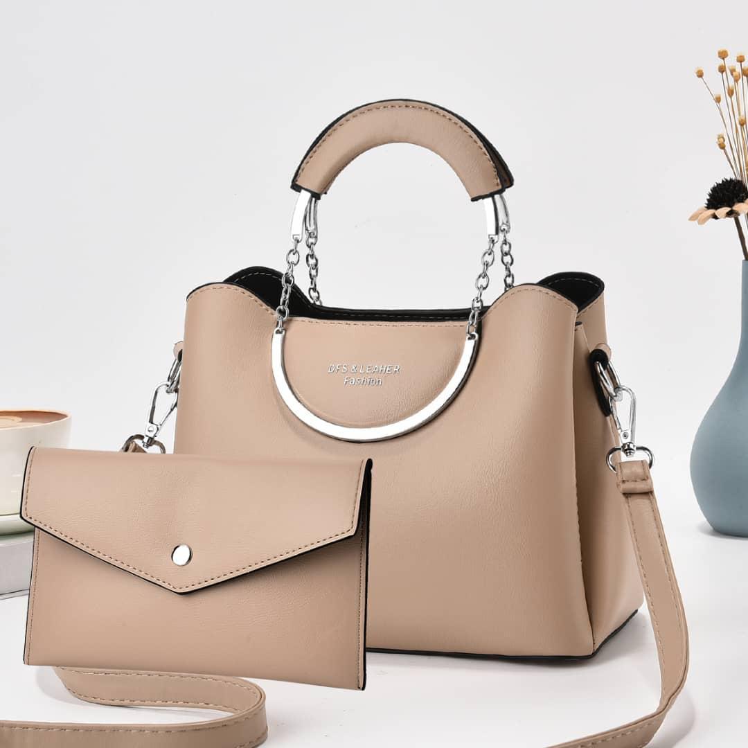 [💰 BEST OFFER 💰 ]  2 in 1 New Arrival High Quality Stylish and Luxurious Comfortable Ladies Handbag ..Designed With Durability and Functionality ✔👌