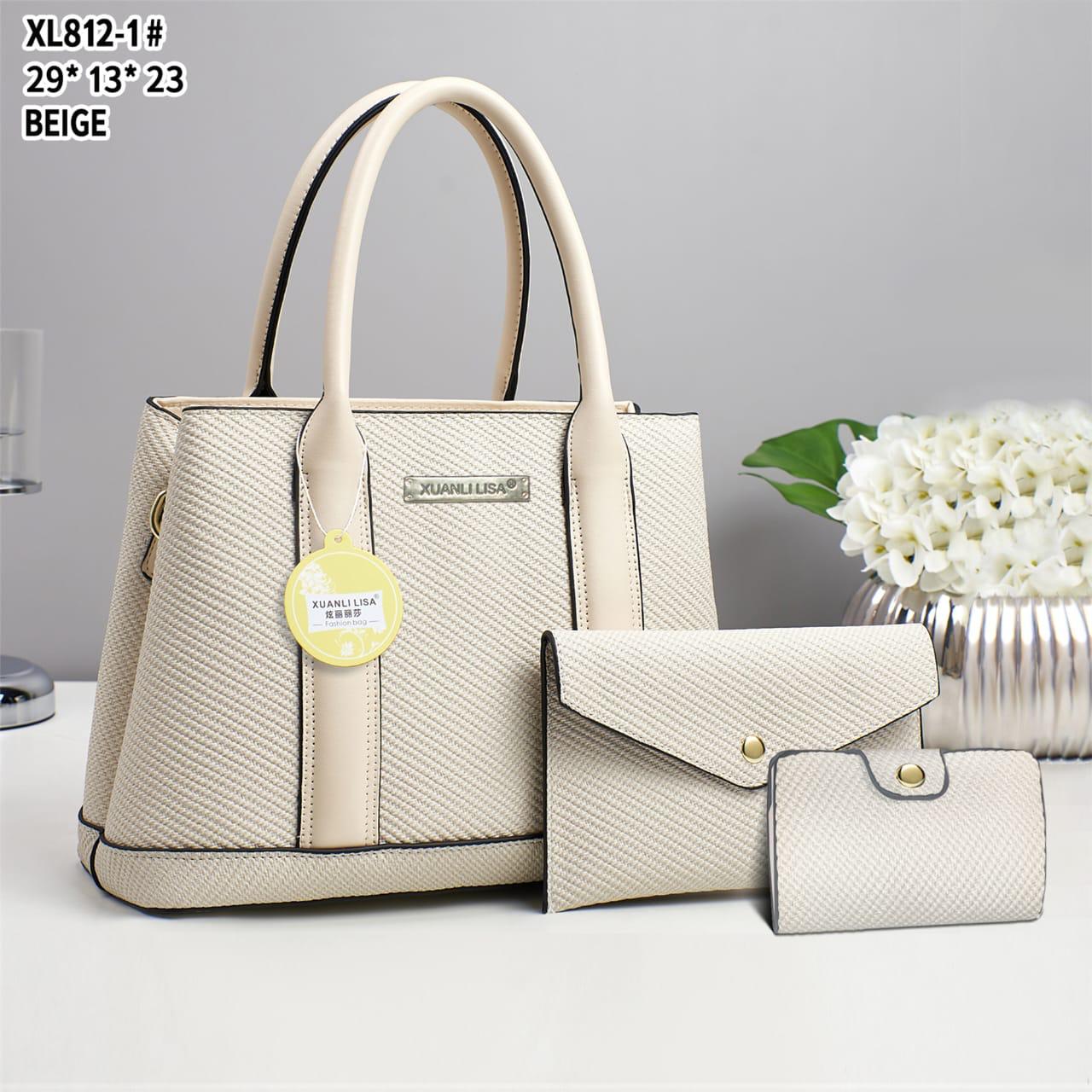[ 🛒 VALUE OFFER 🛒  ] 3 in 1 New Arrival High Quality Stylish and Luxurious Comfortable Ladies Handbag ..Designed With Durability and Functionality ✔👌