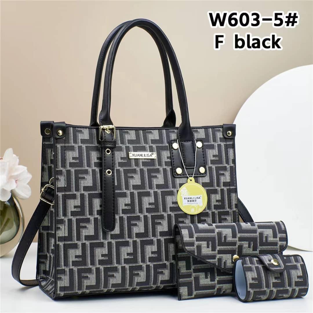 🔥 TODAY OFFER 🔥 !!! ] 3 in 1 New Arrival High Quality Stylish and Luxurious Comfortable Ladies Handbag ..Designed With Durability and Functionality ✔👌