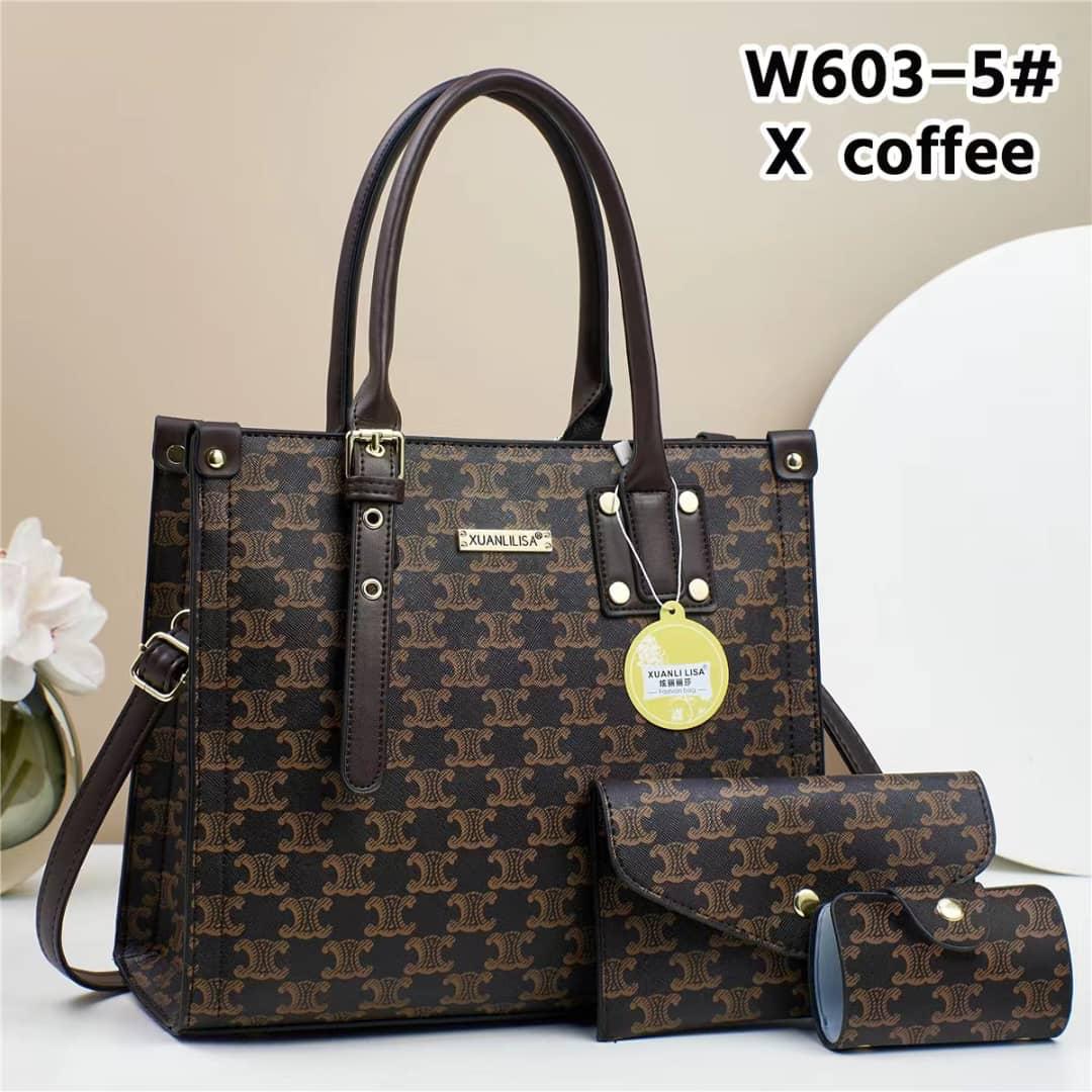 🔥 TODAY OFFER 🔥 !!! ] 3 in 1 New Arrival High Quality Stylish and Luxurious Comfortable Ladies Handbag ..Designed With Durability and Functionality ✔👌