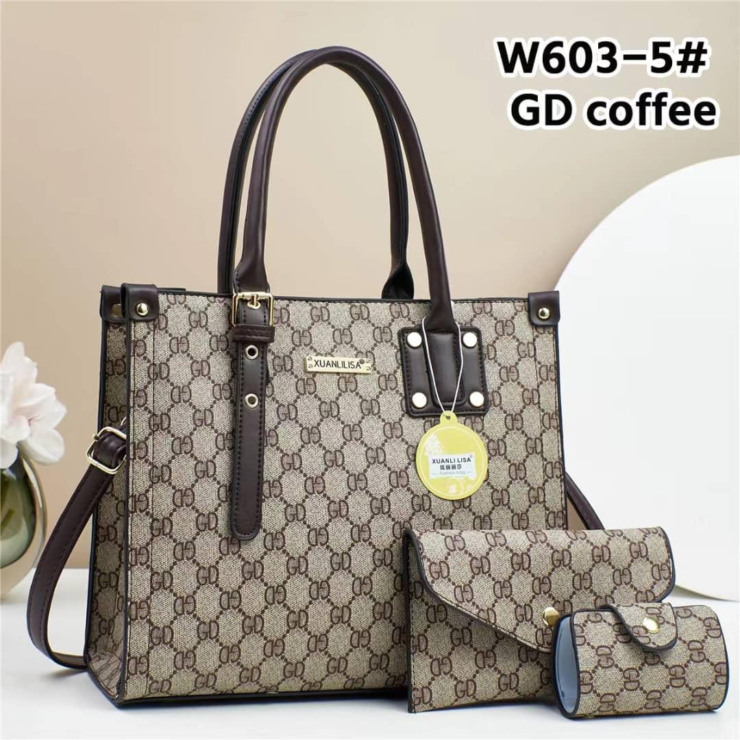 🔥 TODAY OFFER 🔥 !!! ] 3 in 1 New Arrival High Quality Stylish and Luxurious Comfortable Ladies Handbag ..Designed With Durability and Functionality ✔👌