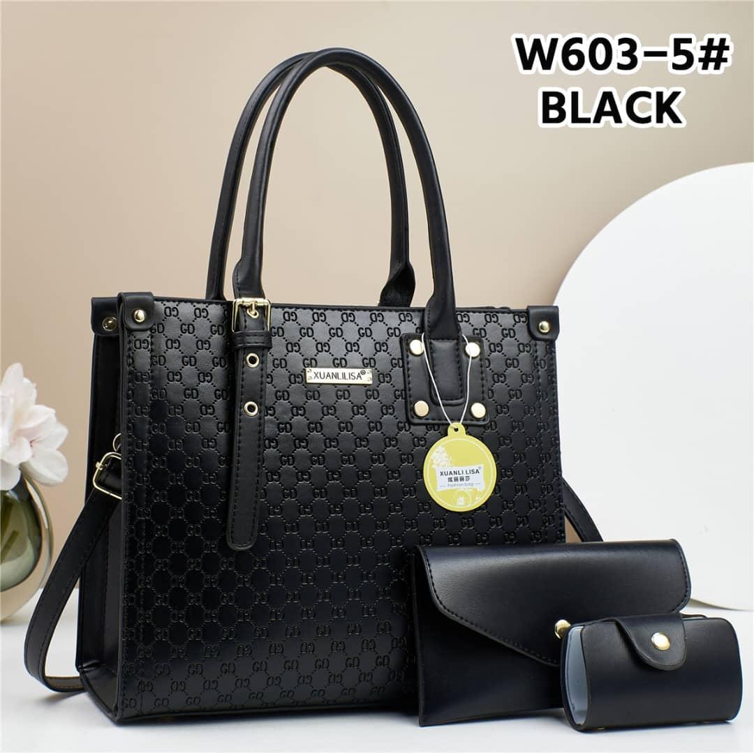 🔥 TODAY OFFER 🔥 !!! ] 3 in 1 New Arrival High Quality Stylish and Luxurious Comfortable Ladies Handbag ..Designed With Durability and Functionality ✔👌