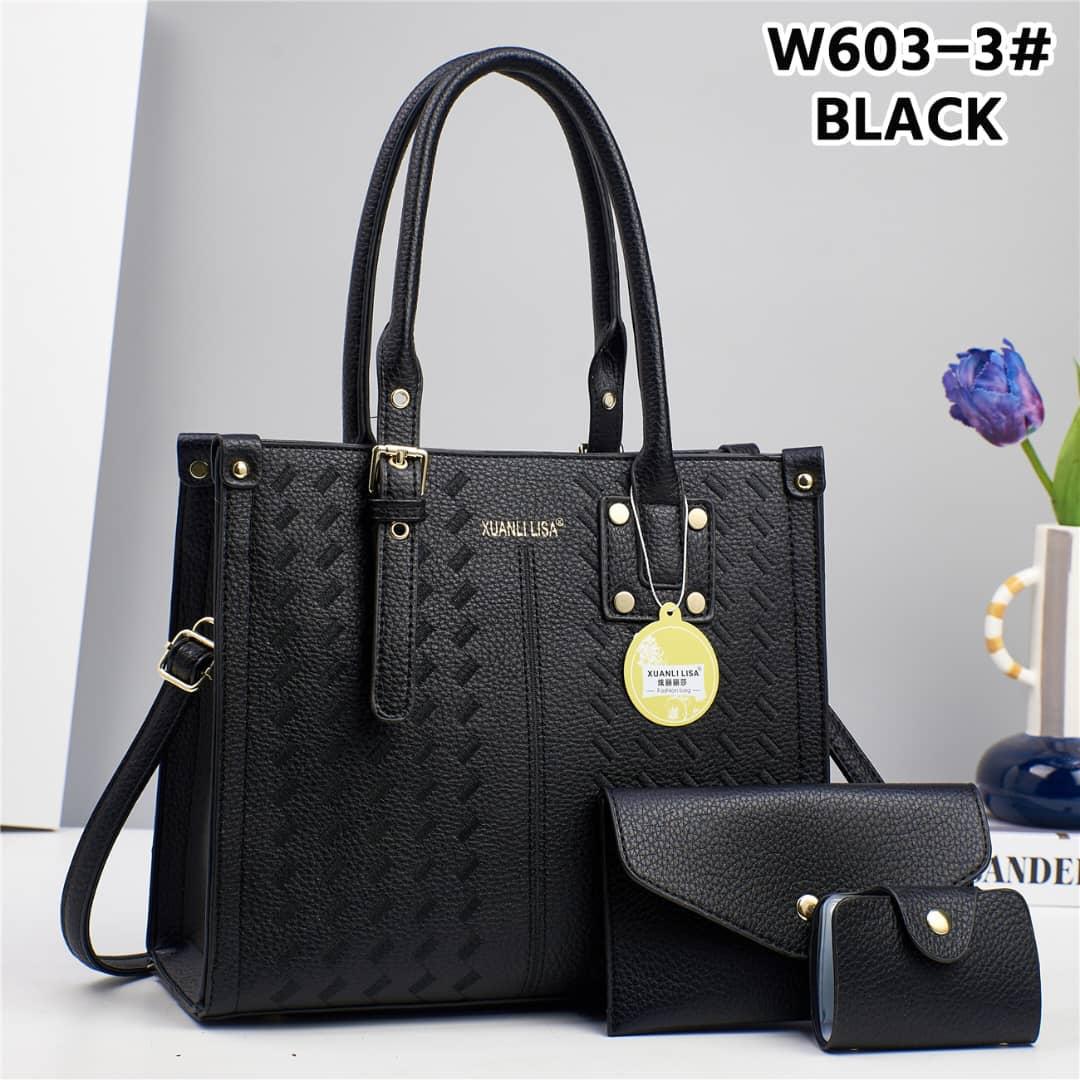 💎 EXCLUSIVE OFFER 💎  ] - 3 in 1 New Arrival High Quality Stylish and Luxurious Comfortable Ladies Handbag ..Designed With Durability and Functionality ✔👌