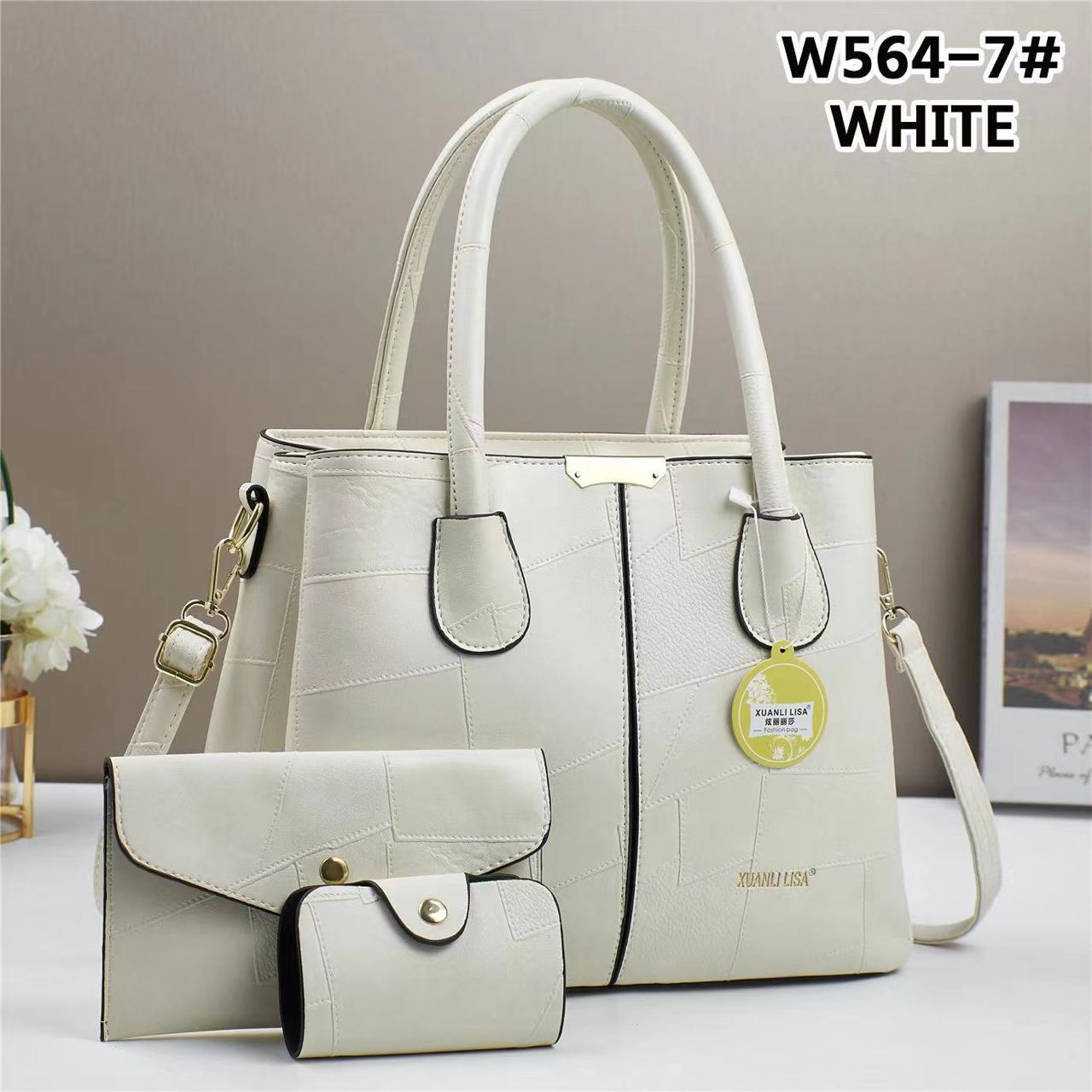 🥇 TOP OFFER 🥇  ] 3 in 1 New Arrival High Quality Stylish and Luxurious Comfortable Ladies Handbag ..Designed With Durability and Functionality ✔👌