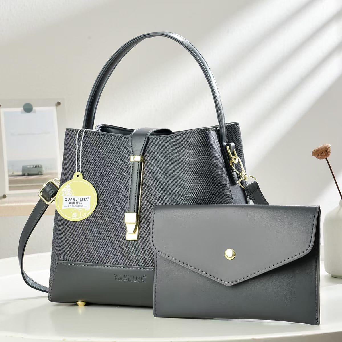 🔥 BEST DEAL OFFER 🔥  ] -  2 in 1 New Arrival High Quality Stylish and Luxurious Comfortable Ladies Handbag ..Designed With Durability and Functionality ✔👌