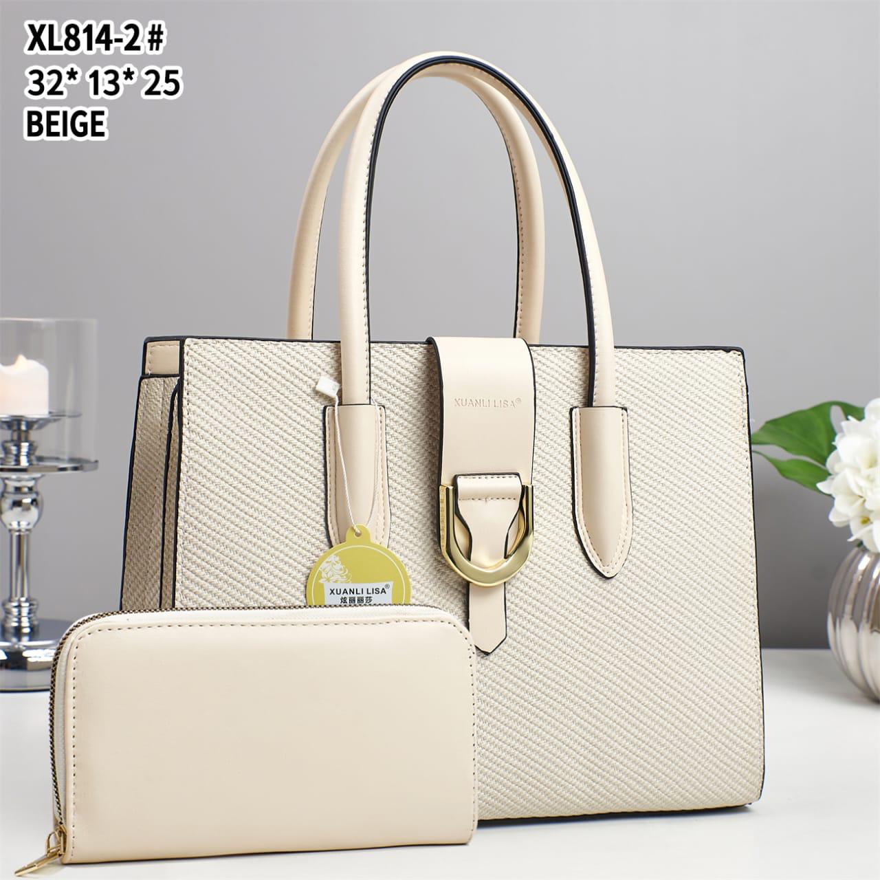 🟢 NEW OFFER 🟢] -  2  in 1 New Arrival High Quality Stylish and Luxurious Comfortable Ladies Handbag ..Designed With Durability and Functionality ✔👌