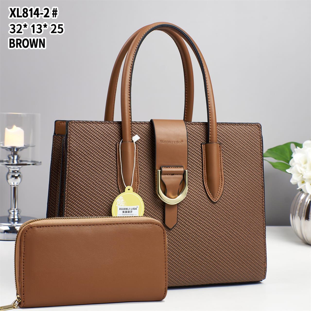 🟢 NEW OFFER 🟢] -  2  in 1 New Arrival High Quality Stylish and Luxurious Comfortable Ladies Handbag ..Designed With Durability and Functionality ✔👌