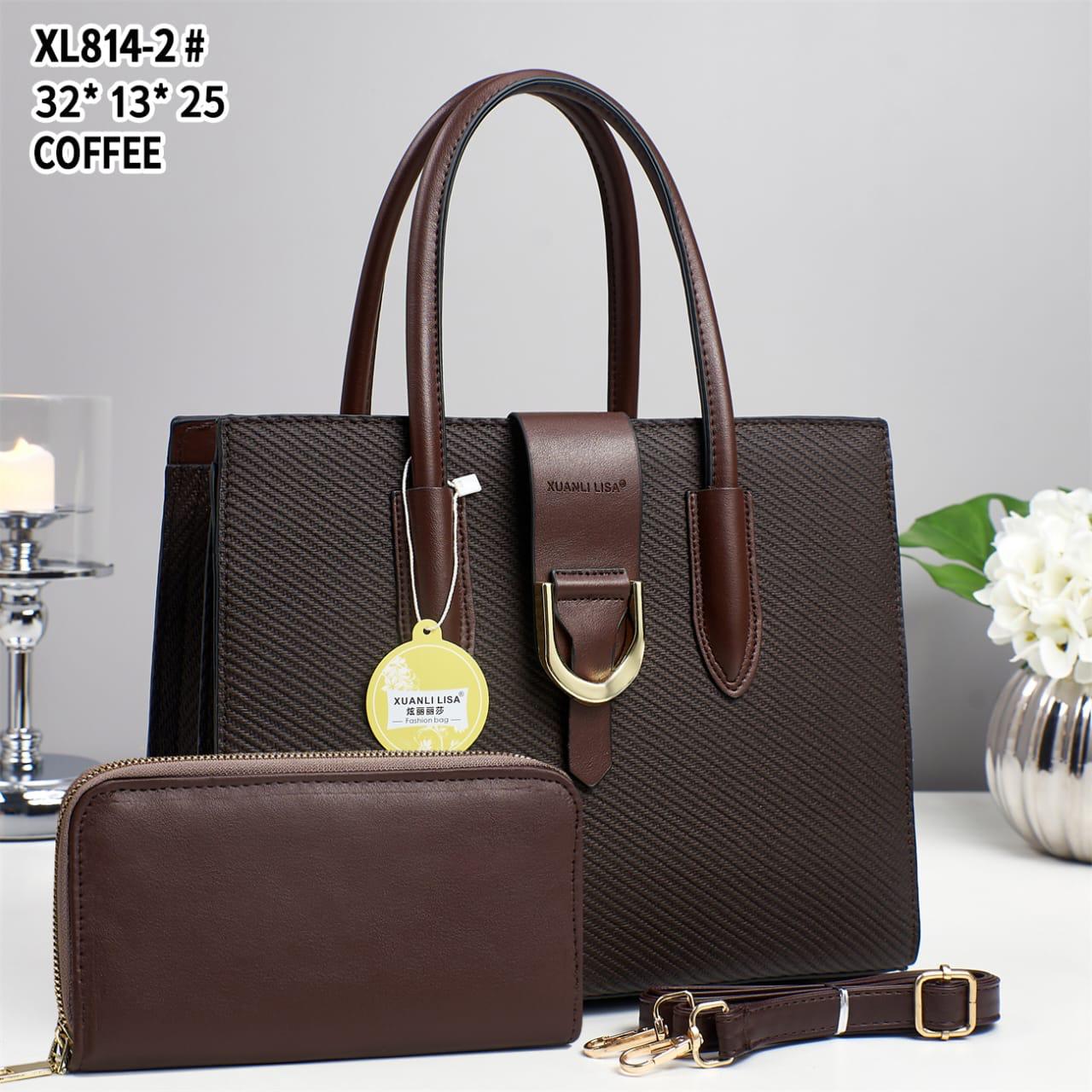 🟢 NEW OFFER 🟢] -  2  in 1 New Arrival High Quality Stylish and Luxurious Comfortable Ladies Handbag ..Designed With Durability and Functionality ✔👌