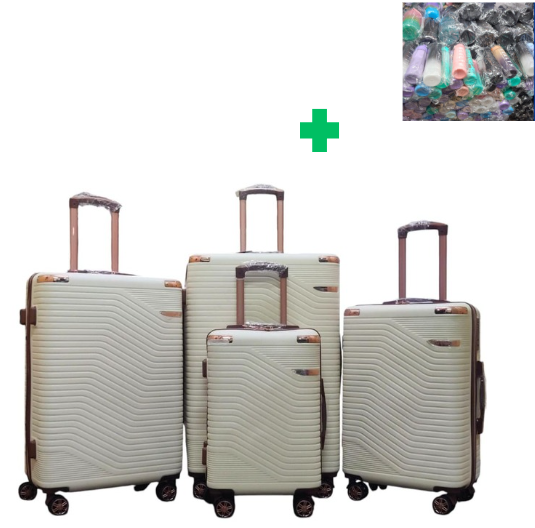 [🤑🥑**KILIMALL BEST PRICES ONLY **🥑🌽 ] ✅️ 4 IN 1 SIZE 30 BRAND NEW STYLISH & LAXURIOUS JAZZ POWER ABS SUITCASE ....THAT COMES WITH A FREE WATER BOTTLE(RANDOM COLOR)