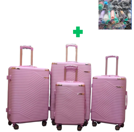 [🤑🥑**KILIMALL BEST PRICES ONLY **🥑🌽 ] ✅️ 4 IN 1 SIZE 30 BRAND NEW STYLISH & LAXURIOUS JAZZ POWER ABS SUITCASE ....THAT COMES WITH A FREE WATER BOTTLE(RANDOM COLOR)