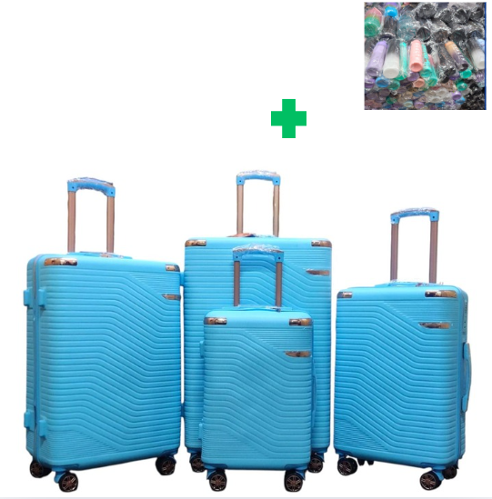 [🤑🥑**KILIMALL BEST PRICES ONLY **🥑🌽 ] ✅️ 4 IN 1 SIZE 30 BRAND NEW STYLISH & LAXURIOUS JAZZ POWER ABS SUITCASE ....THAT COMES WITH A FREE WATER BOTTLE(RANDOM COLOR)