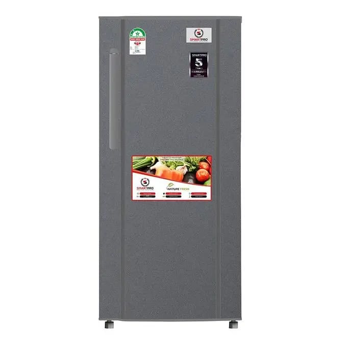 💰 BEST OFFER 💰 – 1PC Smartpro 190DT Double Door Refrigerator Energy Saving Large Capacity Fridge Freezer Durable Home Kitchen Appliance