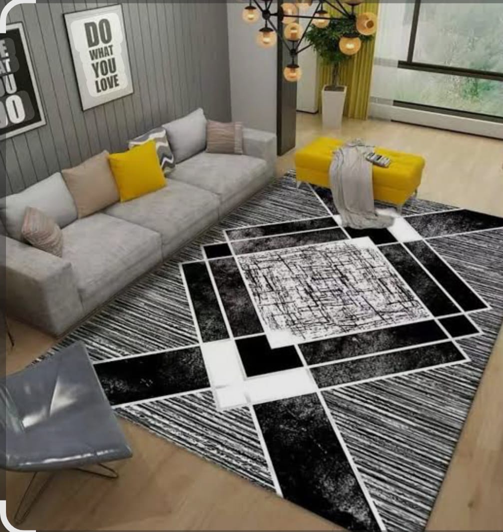 🎯 SMART OFFER 🎯 - 1PC 3D Living Room Carpet Rug 6×9ft, Soft Plush Floor Mat, Non-Slip Modern Area Rug, Durable High-Quality Home Carpet