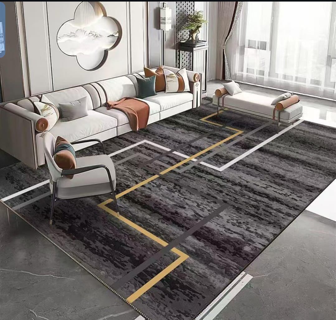 🎯 SMART OFFER 🎯 - 1PC 3D Living Room Carpet Rug 6×9ft, Soft Plush Floor Mat, Non-Slip Modern Area Rug, Durable High-Quality Home Carpet