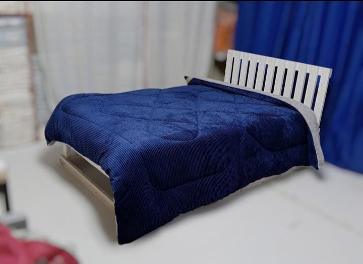 🛍️ DAILY OFFER 🛍️ - 1PC Velvet Duvet Set 6×7 with One Sheet & Two Pillowcases, Soft, Plush, High Quality, Affordable Price Bedding