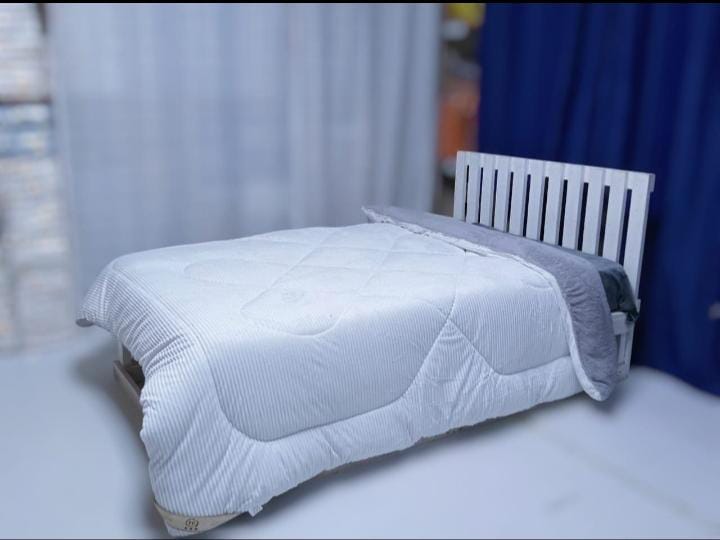 🛍️ DAILY OFFER 🛍️ - 1PC Velvet Duvet Set 6×7 with One Sheet & Two Pillowcases, Soft, Plush, High Quality, Affordable Price Bedding