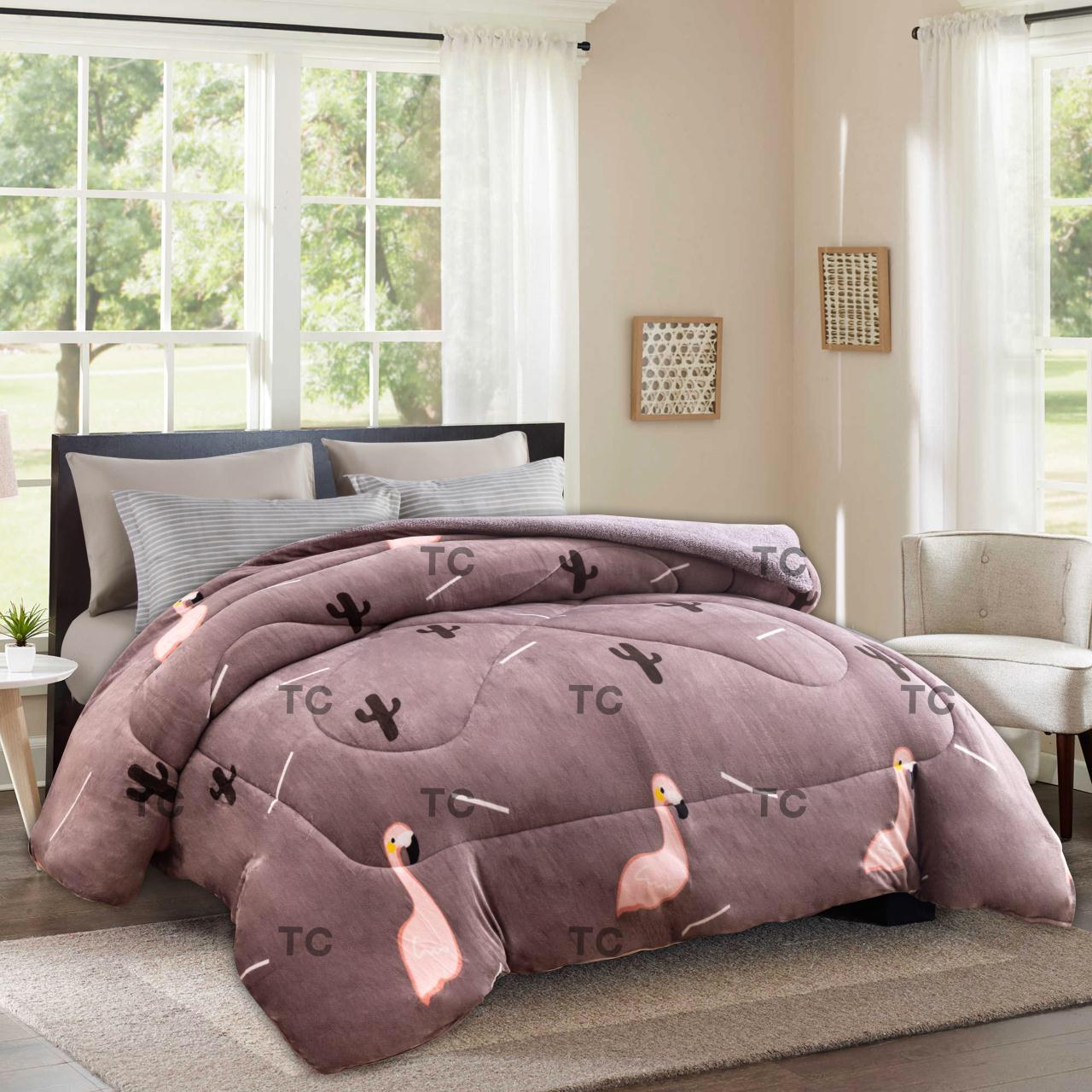 🌈 EVERYDAY OFFER 🌈 - 1PC Single Woolen Duvet 5*6, No Pillowcases, No Bedsheets, Soft & Warm, High Quality, Affordable Price