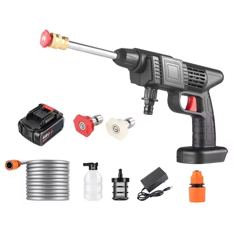 🎁 BONUS OFFER 🎁 - 1 PC Cordless Car Washer, High-Pressure, Rechargeable, Portable & Durable, Perfect for Home & Car Use