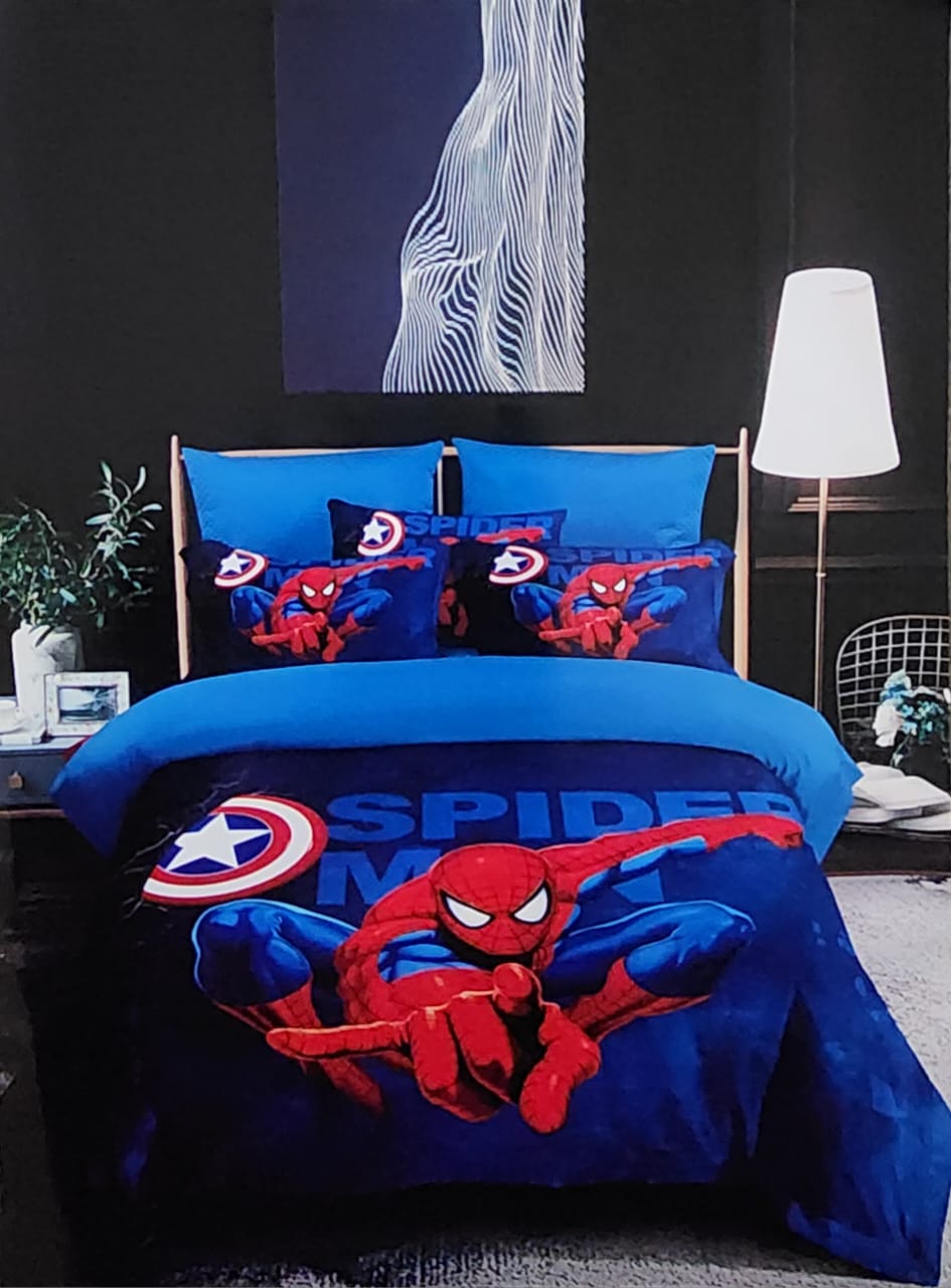 🔥 HOT SELL OFFER 🔥 - 1 PC Cartoon Duvet Set, 4×6, 1 Bedsheet & 1 Pillowcase, Washable & High-Quality