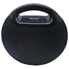 Maxbest MB-M2 Monster portable wireless speaker with a heavy,round design and fabric covers 100W woofer, 60W, deep bass, and Bluetooth volume bass treble adjust