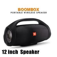 Jbl BOOMBOX PORTABLE WIRELESS BLUETOOTH SPEAKER, 180W OUTPUT POWER, 15HOURS OF PLAYTIME BATTERY LIFE, MONSTROUS SOUND.