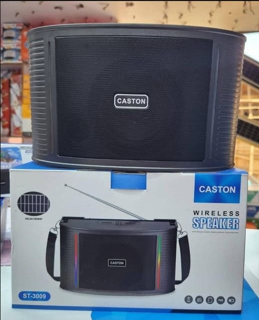 CASTON ST-3009 PORTABLE BLUETOOTH SPEAKER – MULTI-SOURCE PLAYBACK WITH FM, USB, TF, AUX & LONG BATTERY