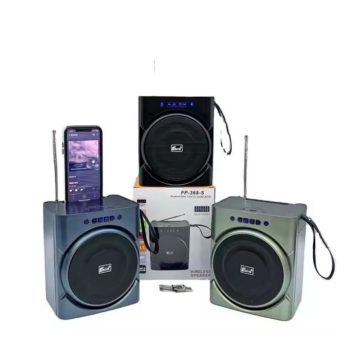 EPE FP-368-S SOLAR-AIDED BLUETOOTH SPEAKER — PORTABLE OUTDOOR AUDIO SOLUTION
