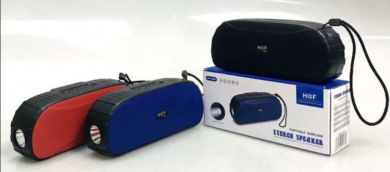 H@F HF-F1068A MULTI-FUNCTION BLUETOOTH SPEAKER WITH FLASHLIGHT, FM RADIO & TORCH