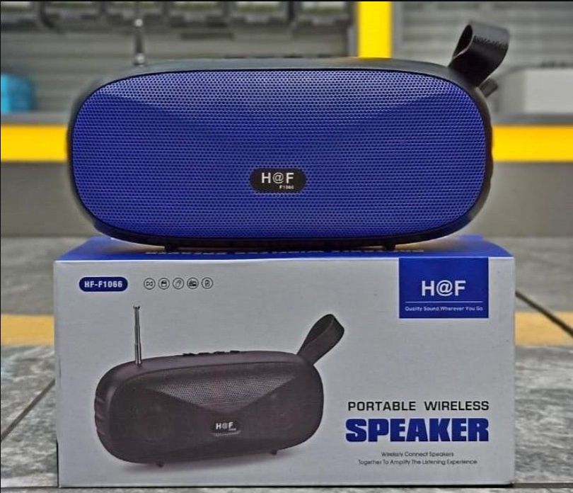 H@F HF-F1066 COMPACT BLUETOOTH SPEAKER – MULTI-PLAYBACK, FM RADIO & VOICE PROMPTS