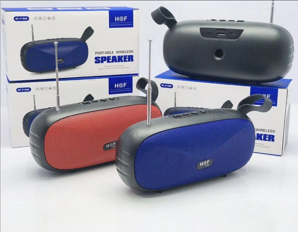 H@F HF-F1066 COMPACT BLUETOOTH SPEAKER – MULTI-PLAYBACK, FM RADIO & VOICE PROMPTS