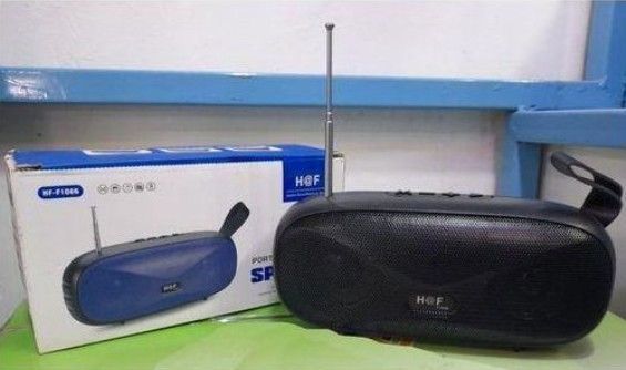 H@F HF-F1066 COMPACT BLUETOOTH SPEAKER – MULTI-PLAYBACK, FM RADIO & VOICE PROMPTS