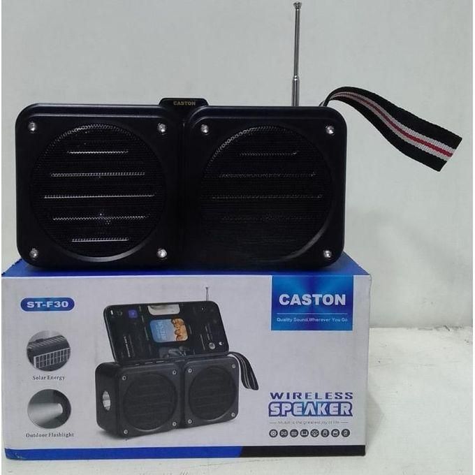 H@F HF-F30 SOLAR BLUETOOTH SPEAKER – MULTI-MODE PLAYBACK WITH TORCH & FM RADIO