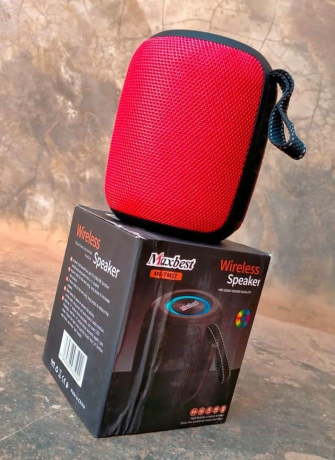 MAXBEST MB-TM22 PORTABLE BLUETOOTH SPEAKER – HIFI BASS, BLUETOOTH 5.3 & LONG BATTERY