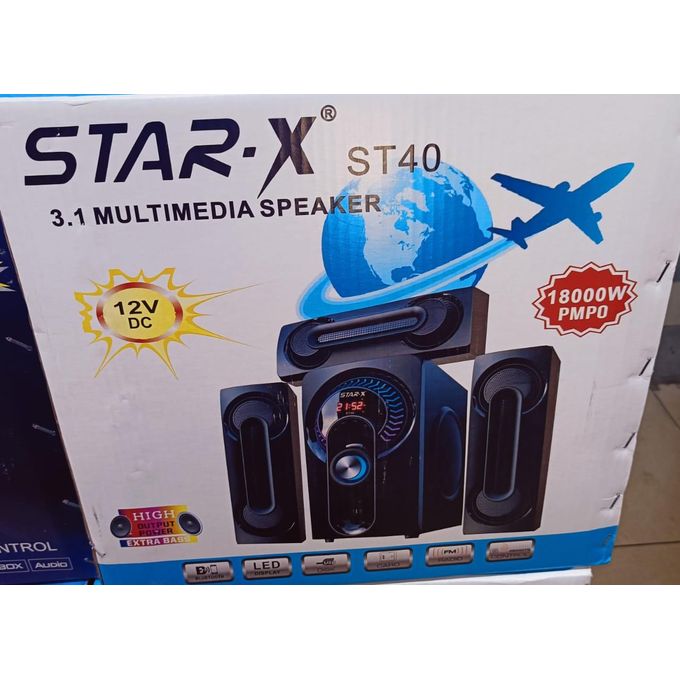 STAR-X ST40 ,3.1 Multimedia Sound System-black - CLASSY