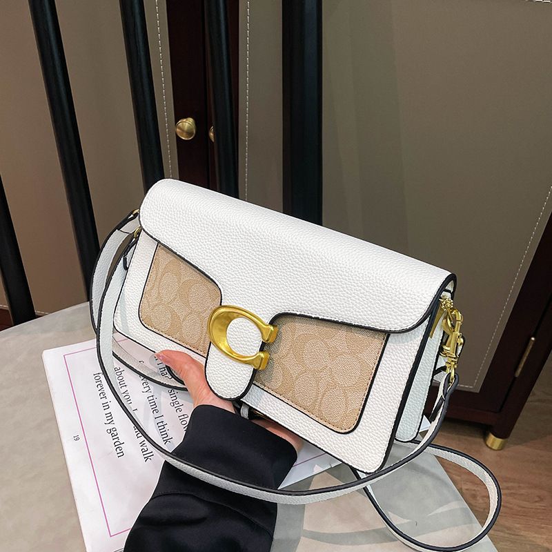 White Coach Tabby shoulder bag