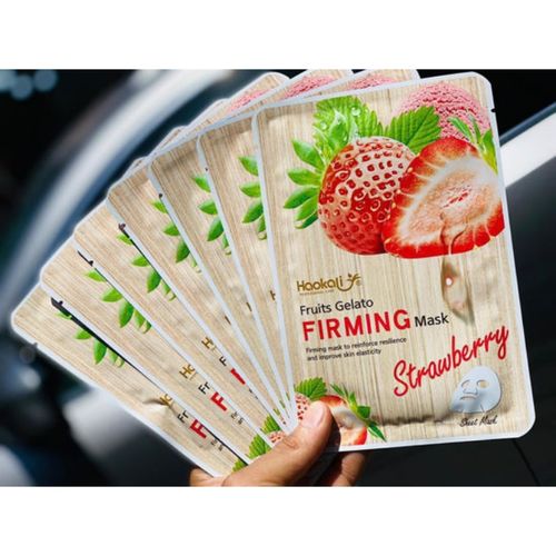 Strawberry Facial Mask Sheet Fruits Gelato Firming Face Mask