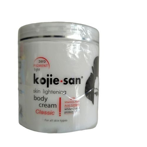 Kojie San KOJIC ACID, COLLAGEN, & NIACINAMIDE Skin Lightening Body Cream. Lightens, Moisturizes, Removes Dark Spots, Scars, Age Spots, Melasma, Hperpigmentations, Softens, Smooths, Evens the skin tone