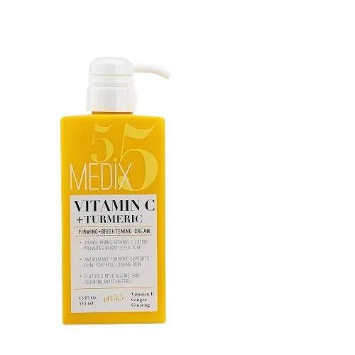 Medix5 5 Medix 5.5 VITAMIN C + TURMERIC Firming & Brightening Face & Body Cream Lotion.