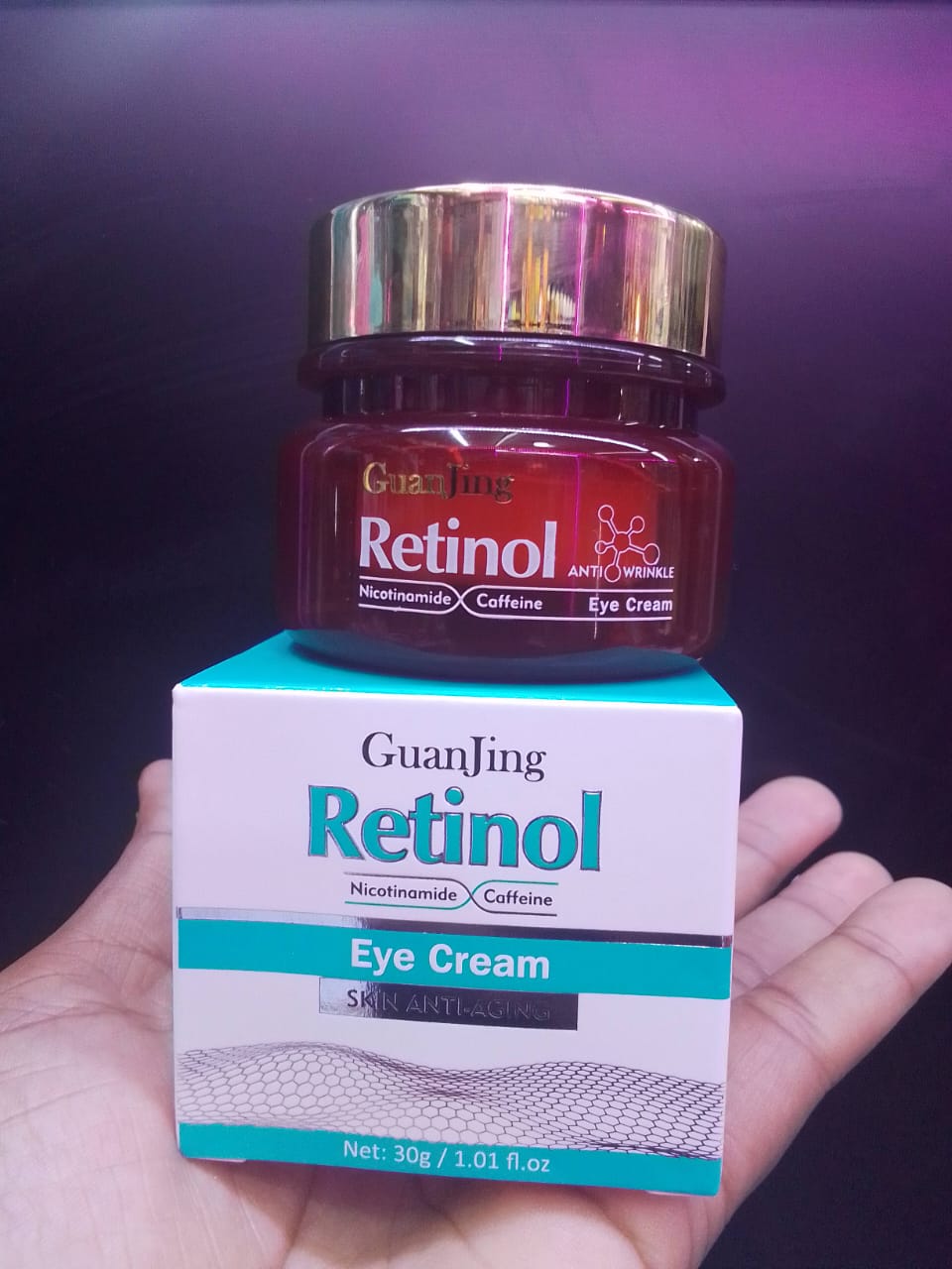 GUANJING retinol anti aging eye cream dark circles removal retinol anti-wrinkles eye cream