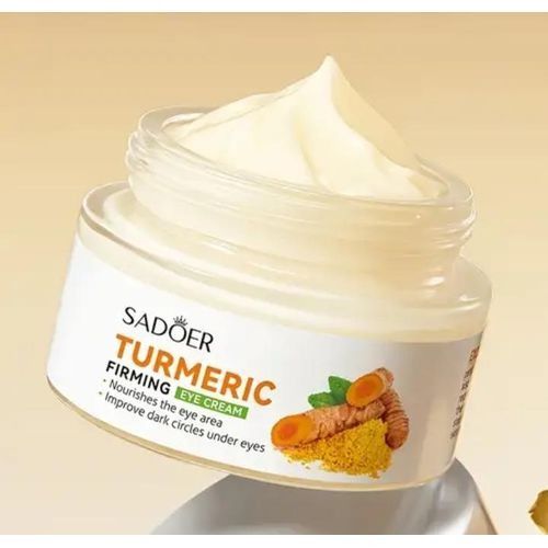 SADOER Turmeric Firming Eye Cream for Dark Circles and Puffy Eyes
