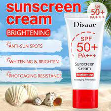 Disaar retinal & lemon extract Brightening Sunscreen Cream SPF50