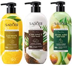 SADOER natural plant extract Body Wash Whitening Deep Cleansing Shower Gel - 400ml