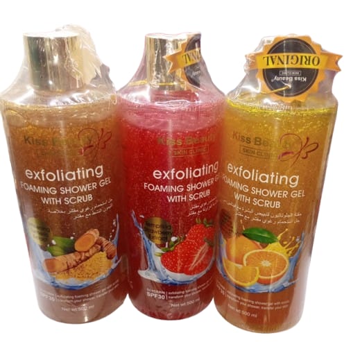 Kiss Beauty Tempting  Exfoliating Forming Shower Gel With Scrub - 500ml