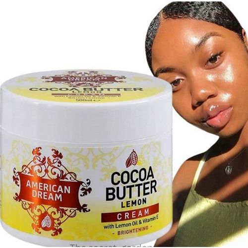 American Dream Cocoa Butter Lemon Cream With Lemon Oil & Vitamin E